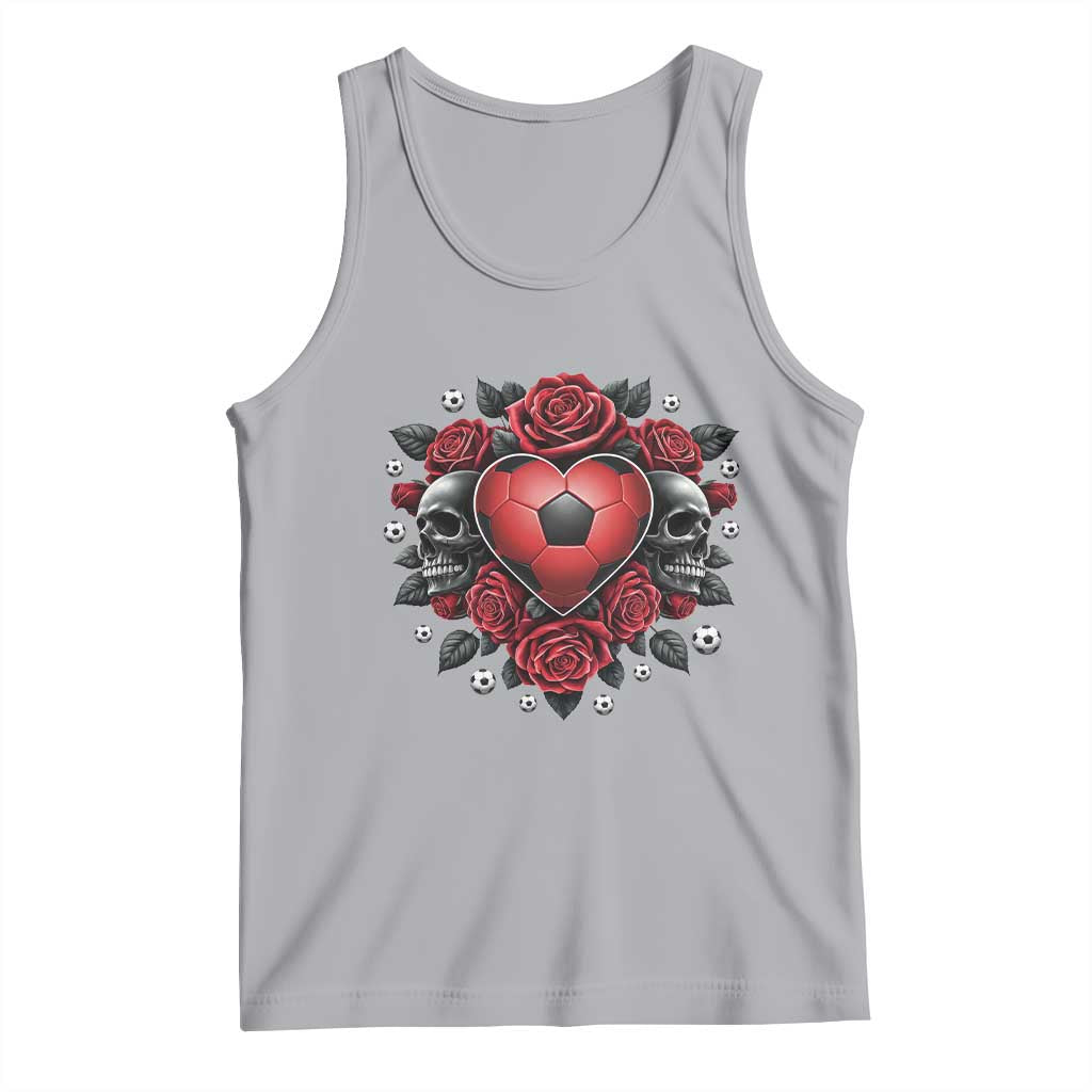 Skeleton Soccer Player Tank Top Valentine Day Gift