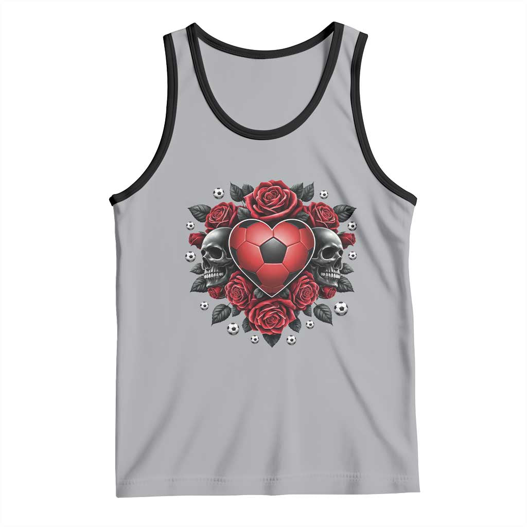 Skeleton Soccer Player Tank Top Valentine Day Gift