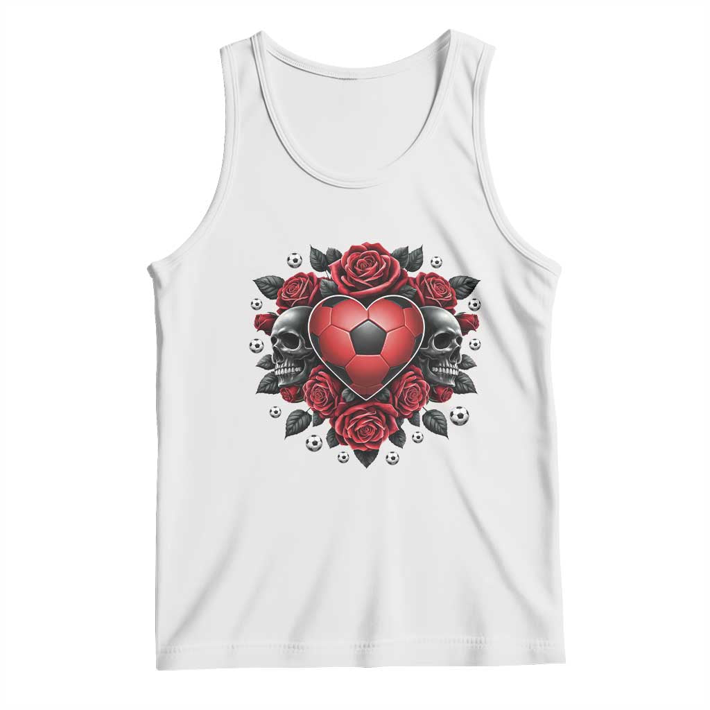 Skeleton Soccer Player Tank Top Valentine Day Gift