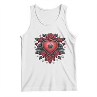 Skeleton Soccer Player Tank Top Valentine Day Gift