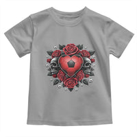 Skeleton Soccer Player Toddler T Shirt Valentine Day Gift