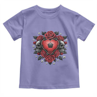 Skeleton Soccer Player Toddler T Shirt Valentine Day Gift