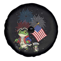 Funny Patriotic Frog Spare Tire Cover Celebrating 250 Years Of Freedom