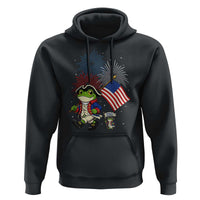 Funny Patriotic Frog Hoodie Celebrating 250 Years Of Freedom