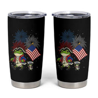 Funny Patriotic Frog Tumbler Cup Celebrating 250 Years Of Freedom