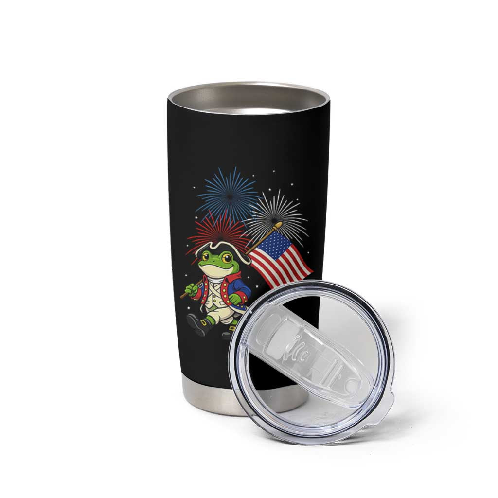 Funny Patriotic Frog Tumbler Cup Celebrating 250 Years Of Freedom