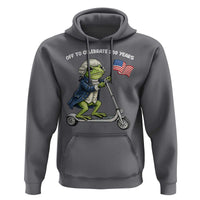 Funny Patriotic Frog Hoodie Off To Celebrate 250 Years Of Freedom