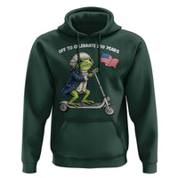 Funny Patriotic Frog Hoodie Off To Celebrate 250 Years Of Freedom