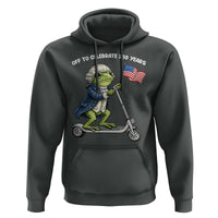 Funny Patriotic Frog Hoodie Off To Celebrate 250 Years Of Freedom