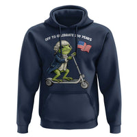 Funny Patriotic Frog Hoodie Off To Celebrate 250 Years Of Freedom