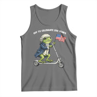 Funny Patriotic Frog Tank Top Off To Celebrate 250 Years Of Freedom