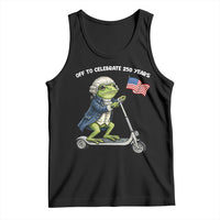Funny Patriotic Frog Tank Top Off To Celebrate 250 Years Of Freedom