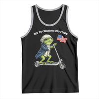 Funny Patriotic Frog Tank Top Off To Celebrate 250 Years Of Freedom