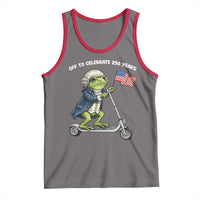 Funny Patriotic Frog Tank Top Off To Celebrate 250 Years Of Freedom