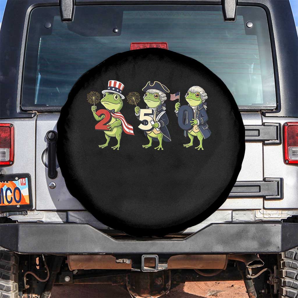 Proud American Frog Spare Tire Cover Celebrating 250 Years Of Freedom