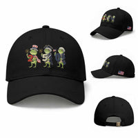 Proud American Frog Baseball Cap Celebrating 250 Years Of Freedom