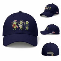 Proud American Frog Baseball Cap Celebrating 250 Years Of Freedom