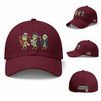 Proud American Frog Baseball Cap Celebrating 250 Years Of Freedom