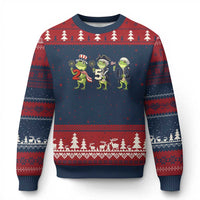 Proud American Frog Ugly Christmas Sweater Celebrating 250 Years Of Freedom