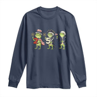 Proud American Frog Long Sleeve Shirt Celebrating 250 Years Of Freedom