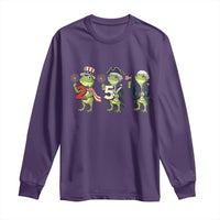 Proud American Frog Long Sleeve Shirt Celebrating 250 Years Of Freedom