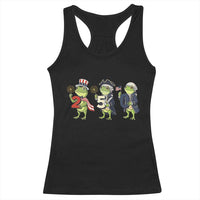 Proud American Frog Racerback Tank Top Celebrating 250 Years Of Freedom