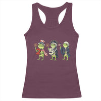 Proud American Frog Racerback Tank Top Celebrating 250 Years Of Freedom