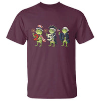 Proud American Frog T Shirt Celebrating 250 Years Of Freedom