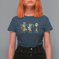 Proud American Frog T Shirt For Women Celebrating 250 Years Of Freedom