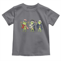 Proud American Frog Toddler T Shirt Celebrating 250 Years Of Freedom