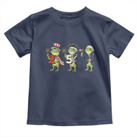 Proud American Frog Toddler T Shirt Celebrating 250 Years Of Freedom