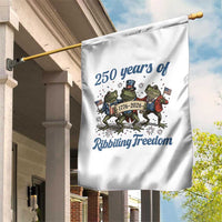 Funny Frog 250 Years Of Ribbiting Freedom Garden Flag