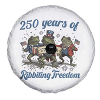 Funny Frog 250 Years Of Ribbiting Freedom Spare Tire Cover
