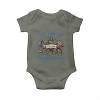 Funny Frog 250 Years Of Ribbiting Freedom Baby Onesie