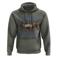 Funny Frog 250 Years Of Ribbiting Freedom Hoodie