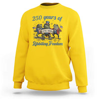 Funny Frog 250 Years Of Ribbiting Freedom Sweatshirt