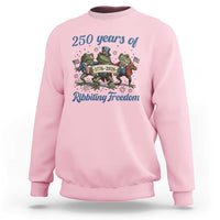 Funny Frog 250 Years Of Ribbiting Freedom Sweatshirt