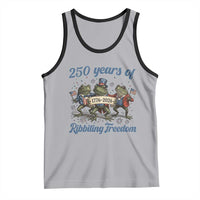 Funny Frog 250 Years Of Ribbiting Freedom Tank Top