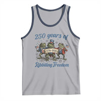 Funny Frog 250 Years Of Ribbiting Freedom Tank Top