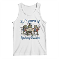 Funny Frog 250 Years Of Ribbiting Freedom Tank Top
