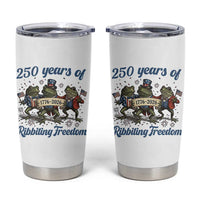 Funny Frog 250 Years Of Ribbiting Freedom Tumbler Cup