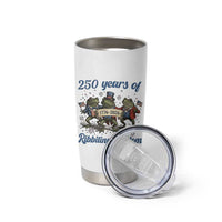 Funny Frog 250 Years Of Ribbiting Freedom Tumbler Cup