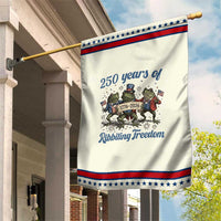 Funny Frog 250 Years Of Ribbiting Freedom Garden Flag