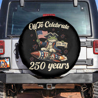 Funny Frog Off To Celebrate 250 Years Of Freedom Spare Tire Cover Patriotic Gift