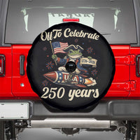 Funny Frog Off To Celebrate 250 Years Of Freedom Spare Tire Cover Patriotic Gift