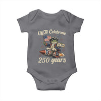 Funny Frog Off To Celebrate 250 Years Of Freedom Baby Onesie Patriotic Gift