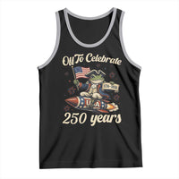 Funny Frog Off To Celebrate 250 Years Of Freedom Tank Top Patriotic Gift