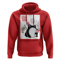Funny Patriotic Grumpy Frog 250th Anniversary USA Hoodie