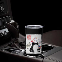 Funny Patriotic Grumpy Frog 250th Anniversary USA Tumbler Cup