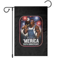 Funny Bigfoot America 250 Years Of American Freedom Garden Flag